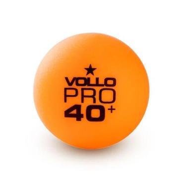 Imagem de Bola de Tênis de Mesa Laranja 1 Estrela 6 Unidades Vollo