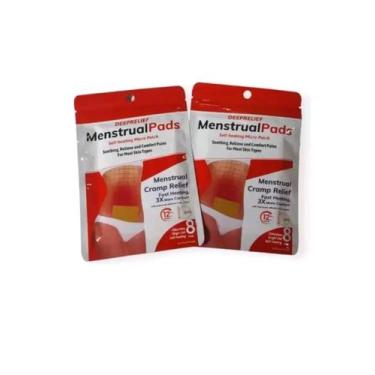 Imagem de Adesivos térmicos para tratar cólicas menstruais - DEEPRELIEF