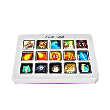 Imagem de Mesa Controladora Gamer Fifine AmpliGame D6, 15 Teclas Macro LCD, RGB,