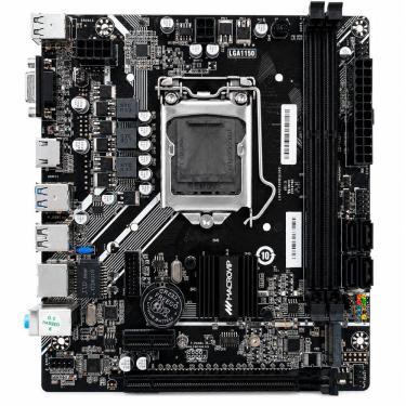 Imagem de Placa Mãe MV-H81 Suporta Intel 4a Geração com Chipset H81 e DDR3 Dual Channel HDMI e M.2 Nvme Macrovip