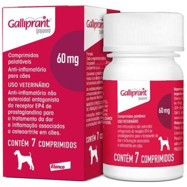Imagem de Galliprant Anti-Inflamatório 60mg 7 comprimidos Elanco