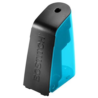 Imagem de Bostitch Office Apontador de lápis de bateria, bandeja articulada, compatível com lápis de cor, preto (BPS2-BLACK) (BPS2-Blue)