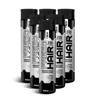 Imagem de Shampoo Matizador 300ml - Brancos E Grisalhos - Fox For Men - 6 Unidad