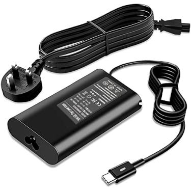 Imagem de Adaptador de carregador USB C de 90 W para Dell Latitude 11 12 13 5175 5285 5289 7275 7285 7370 5280 5480 7280 7480 7380 5400 7400 7300 7390 7200 Cabo de alimentação 2 em 1 XPS 12 9370 9365 LA90PM170