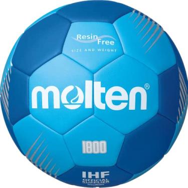 Imagem de Bola Molten Handball HF1800 BB IHF Approved Sem Resina H3