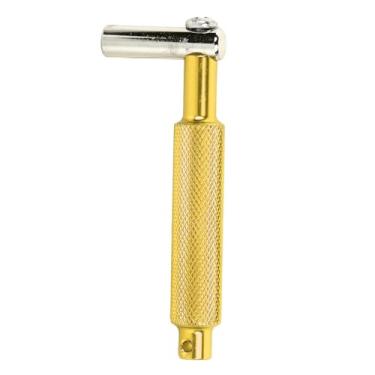 Imagem de Chave de Tambor, Metal Fácil de Usar, Chave de Ajuste de Tambores, Ferramenta Abridora de Barril, Acessório de Instrumento Musical para Tambor (WE22 Ouro)