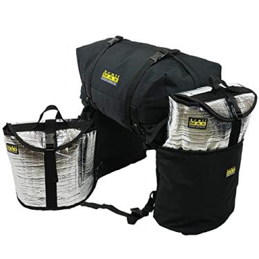 Imagem de TrailMax Original Saddlebags para Trilha de Equitação com Bolsa de Cantos Destacável, 600 Denier Lavável na Máquina, Resistente a UV/Impermeável Poliéster com Costas de PVC, Preto, Marrom, Verde, Laranja e Camuflagem North Fork, Preto, 14" x 12" x 6"