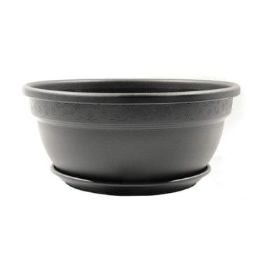 Imagem de Cuia Vic com Prato Desli Preta - 35cm