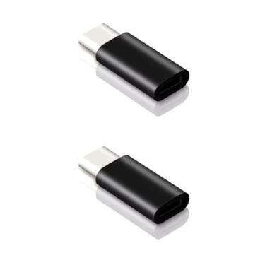 Imagem de Kit com 2 adaptadores Usb C Macho e Lightning Fêmea - Conversor OTG compatível com Iphone 15 (não compatível com equipamentos de áudio: fone de ouvido e microfone)