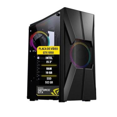 Imagem de Pc Gamer I5 3 Gtx 1050 Memória 16Gb Ssd 512Gb Fonte 500W - Amorim Shop