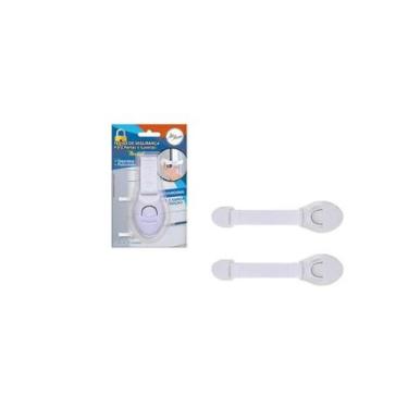 Imagem de Fecho Trava De Segurança Prendedor Porta e Gavetas Segurança Crianças 