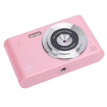 Imagem de Câmera de Viagem Compacta, Câmera Infantil 4K 48MP Com Cartão SD de 64GB, Tela de Alta Definição, Zoom 16X, Função de Foco Automático AF, Anti-vibração, Vários Modos de