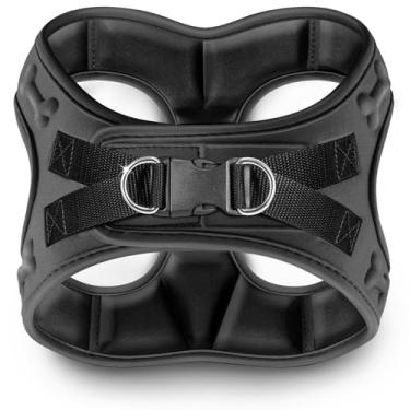 Imagem de Peitoral para cães com ajuste confortável - Peitoral confortável para filhotes e colete para cães: ajustável, acolchoado macio para cães pequenos e médios - Peitoral fácil de colocar para cães de