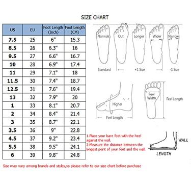 Imagem de Bepoaa Tênis infantil com luz LED e carregamento USB, luz piscante, cano alto, para meninos e meninas, unissex, Preto, 6 Big Kid