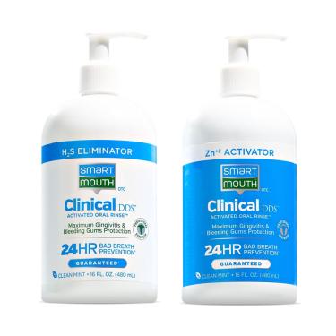 Imagem de Enxaguante bucal SmartMouth Clinical dds, 2 frascos, 960 ml, Gum Health