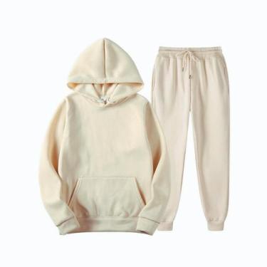 Imagem de conjunto moleton capuz masculino 100 algodao - GELPasso, Safari, PP