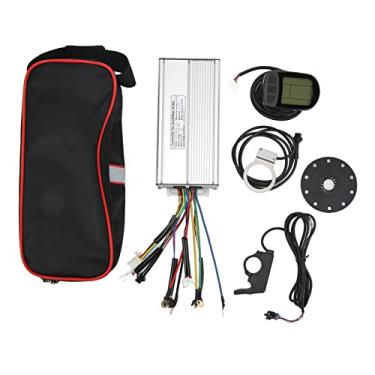 Imagem de Elétrica Scooter Conversão Kit Grooved Controller Shell Painel impermeável LCD5 Meter 30A Sine Wave Controller Kit para DIY Bicicleta Elétrica Scooter Folding Car ABS Metal Liga