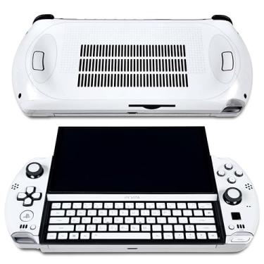 Imagem de GPD Win 4 Skin, PS Vita 2ª edição branca, película de vinil fosco para GPD Win 4 (projetado por POP SKIN) compatível com a versão USB A e a versão Oculink.