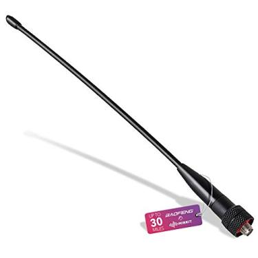 Imagem de Antena de banda dupla MP-701 SMA para acessórios Baofeng, VHF/uhf (144/430mhz) 50 watts, antena de chicote de 21,6 cm - Antena flexível portátil para UV82 UV5R BF-F8HP UV-5RA UV-5RE UV-5R