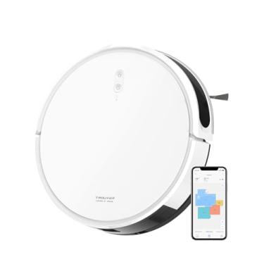 Imagem de DREAME M1 Robô Aspirador e Passa Pano 2 em 1,Sucção de 4500Pa, Navegação LiDAR a laser, Sobe 20 mm, Antiqueda, Retorna/retoma, App & Voz (Alexa/Google/Siri), bivolt