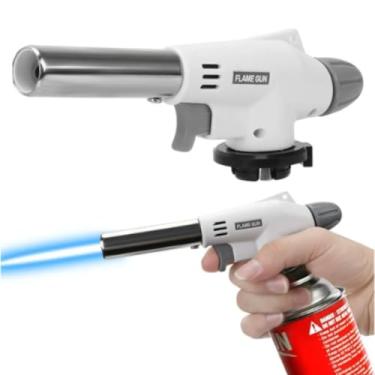 Imagem de Maçarico Culinário Gourmet Portátil - Chama Ajustável para Flambar, Gratinar e Finalizar Pratos com Toque Profissional