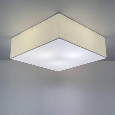 Imagem de Plafon Para Sala Quadrado SL-3051 Cúpula Cor Branco