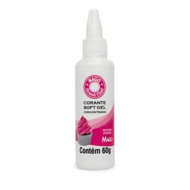 Imagem de Corante Soft Gel 60g Mago, Rosa pink
