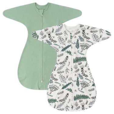 Imagem de Saco de dormir para bebês ZIGJOY Transitional 1.0 Tog de algodão 6-12 