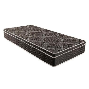 Imagem de Colchão Solteiro Anatômico D28 - Pasquale Euro Pillow Black (88x188x25) - Paropas