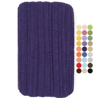 Imagem de Trança trançada Gimp - 10 jardas - 30+ cores - renda de estofamento trançado Gimp guarnição de trança de rolagem guarnição turca para fantasias decoração de casa estofados artesanato costura DIY