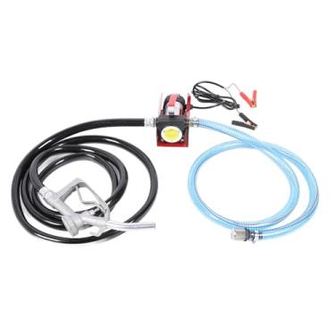 Imagem de FTVOGUE Kit de Bomba de Transferência Derv, Bomba Elétrica de Transferência de Combustível de 12 V Com Vazão de 10 GPM, Autoescorvante e Design Compacto para Fazendas, Canteiros de Obras e Oficinas