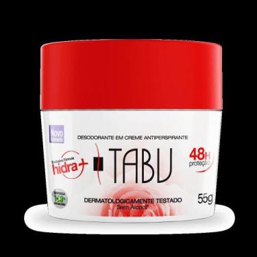 Imagem de Desodorante Creme Antitranspirante Tabu 55G