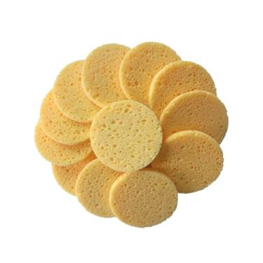 Imagem de Esponja de limpeza facial 50 peças de celulose comprimida natural removedor de maquiagem puff macio para cuidados com a pele ferramenta esfoliante para limpeza diária do rosto