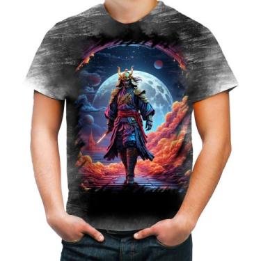 Imagem de Camiseta Desgaste Samurai Ronin Sunset Sem Mestre 4 - Kasubeck Store®,