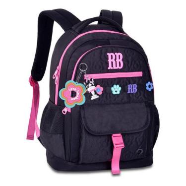 Imagem de Mochila Escolar Feminina Rb26235 Rebecca Bonbon, Preto