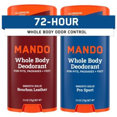 Imagem de Desodorante Mando Whole Body para homens 72h Odor Control 150mL x2
