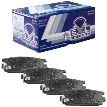 Imagem de Kit Pastilha Freio Terracan 2001 A 2009 Traseiro Mando Syl