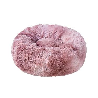 Imagem de Camas de cachorro cama de cachorro calmante donut fofo cama de gato donut redonda donut cama para animais de estimação para gatos e cães pequenos aconchegante macio interior gato cama almofada para animais de estimação, 10, XXL