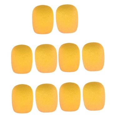 Imagem de Prático 10 Peças Esponja Microfone Protetor de Vento Capa para Bate Reunião,