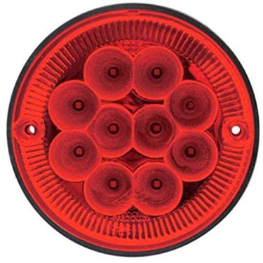 Imagem de Lanterna Traseira Vermelho 10 Leds 125Mm compativel Fachinni Onibus