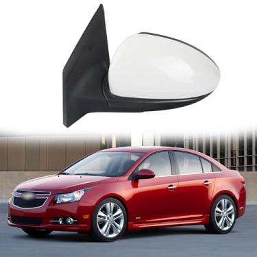 Imagem de Espelhos de porta do lado do motorista adequados para Chevrolet Cruze 2009-2014 Acessórios de carro Montagem de espelho retrovisor lateral Lente ajustável de substituição