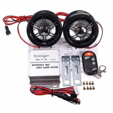 Imagem de Alarme Para Moto Com Caixa Som Via Bluetooth Usb Mp3 Sd Fm - HIGA
