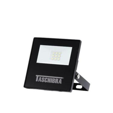 Imagem de Refletor TR LED Slim 10W 6500K Taschibra, Preto