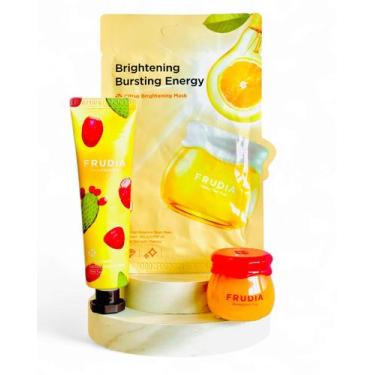 Imagem de Kit Máscara Facial, Creme de Mãos, Hidratante Labial Frudia - Welcos