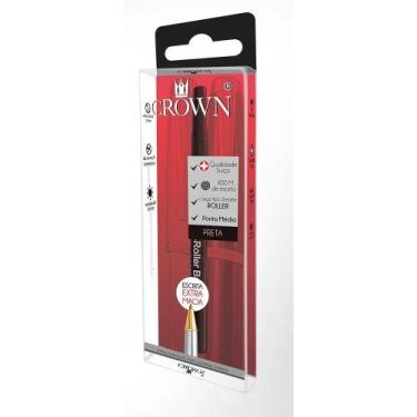 Imagem de Carga Caneta Rollerball Crown Padrão Internacional Preta M