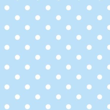 Imagem de Papel De Parede ul Claro E Bolinhas Brancas Autocolante - LRP