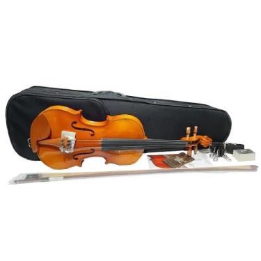 Imagem de Violino Hofma By Eagle HVE242 4/4 com Case Arco Breu