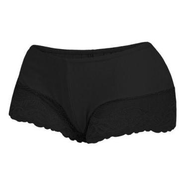 Imagem de Kit 5 Mini Short Segunda Pele Barra Rendada Feminino Atacado - Lú, Pre