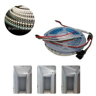 Imagem de Fita Led 5M Luz Efeito Sequencial Vai E Volta Perfil Led - CBC