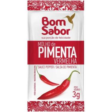 Imagem de Molho de pimenta bom sabor sachê 3g c/ 200 unidades